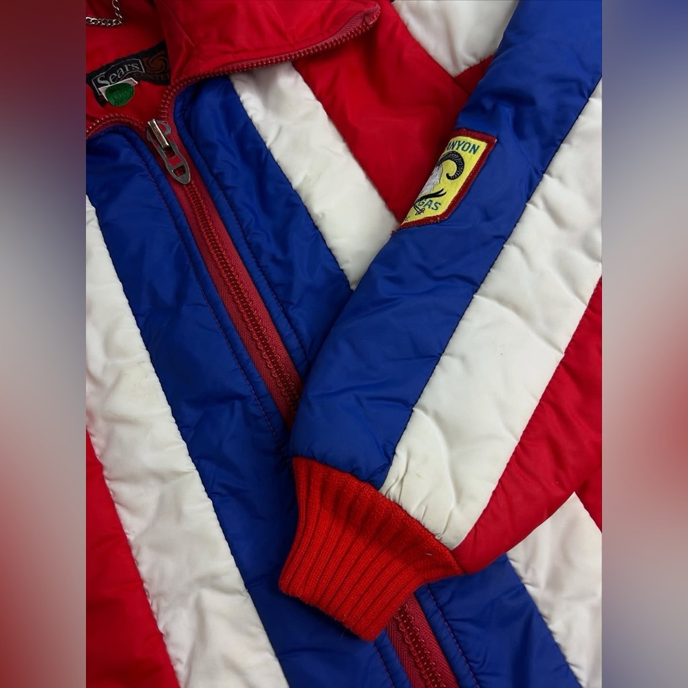 VINTAGE - 70's/80's - SEARS - ❤️💙🤍- Coat